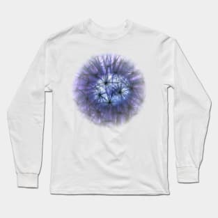 Blue Dandelion Long Sleeve T-Shirt